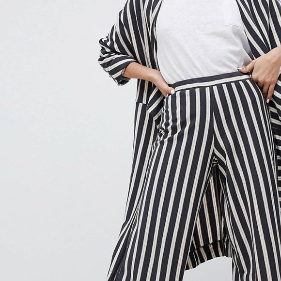 pull and bear striped trousers